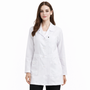 لابكوت طبي نسائي ابيض FR-08