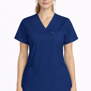 سكرب طبي قماش سترتش لون كحلي للنساء